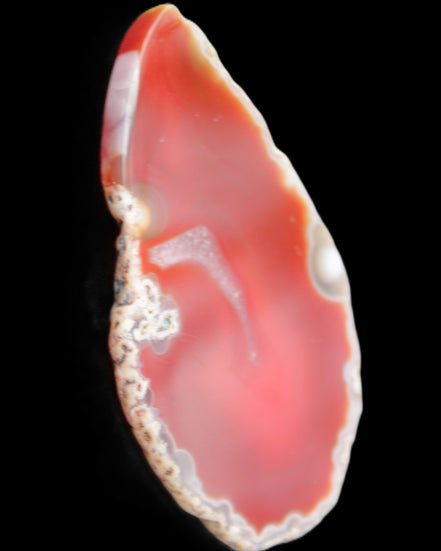 Agate slice 87*48*5mm 40g in sunlight - Rocks and Things Store