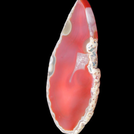 Agate slice 87*48*5mm 40g in sunlight - Rocks and Things Store