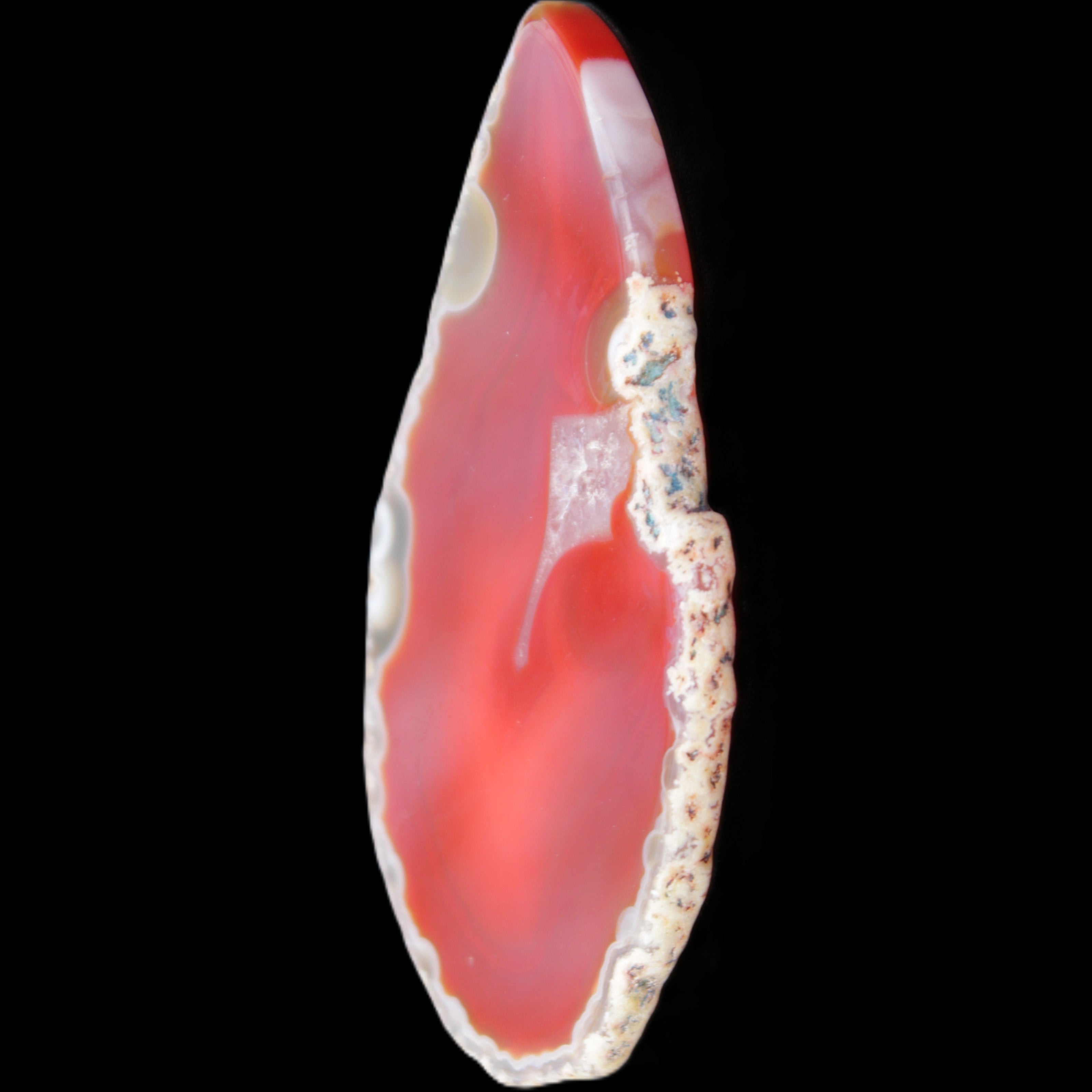 Agate slice 87*48*5mm 40g in sunlight - Rocks and Things Store