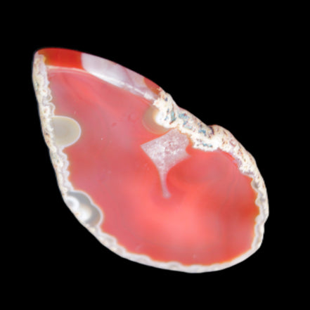 Agate slice 87*48*5mm 40g in sunlight - Rocks and Things Store