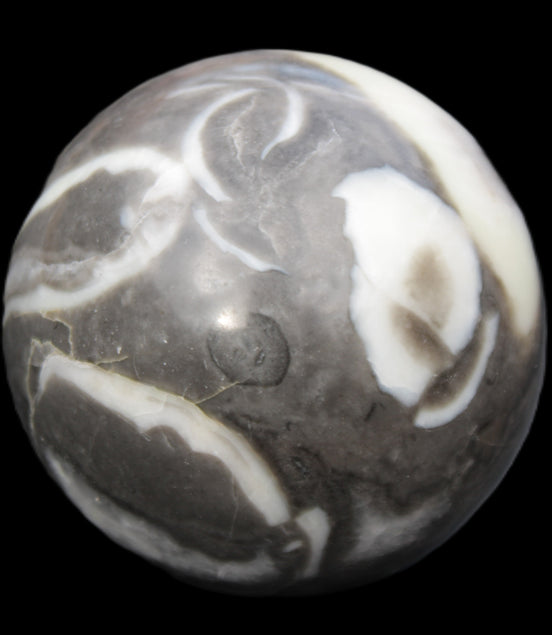 Thousand Eye Stone sphere 66mm 404g in sunlight - Rocks and Things Store