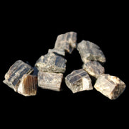 Tiny Black Tourmaline crystals 9-10g in sunlight - Rocks and Things Store