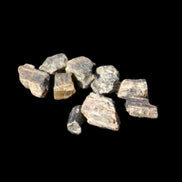 Tiny Black Tourmaline crystals 9-10g in sunlight - Rocks and Things Store