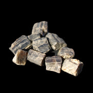 Tiny Black Tourmaline crystals 9-10g in sunlight - Rocks and Things Store