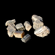 Tiny Black Tourmaline crystals 9-10g in sunlight - Rocks and Things Store