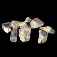 Tiny Black Tourmaline crystals 9-10g in sunlight - Rocks and Things Store