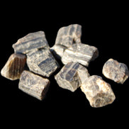 Tiny Black Tourmaline crystals 9-10g in sunlight - Rocks and Things Store