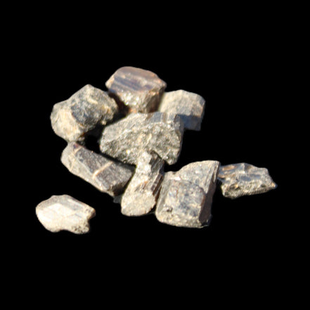 Tiny Black Tourmaline crystals 9-10g in sunlight - Rocks and Things Store