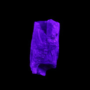 Golden Arusha Quartz lattice crystal 40*12*18mm 16g in UV light - Rocks and Things Store