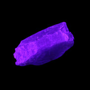 Golden Arusha Quartz lattice crystal 40*12*18mm 16g in UV light - Rocks and Things Store