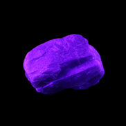 Golden Arusha Quartz lattice crystal 33*22mm 17g in UV light - Rocks and Things Store