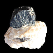 Natural Black Tourmaline crystal in Quartzite 94*90*95mm 839g in sunlight - Rocks and Things Store