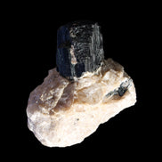 Natural Black Tourmaline crystal in Quartzite 94*90*95mm 839g in sunlight - Rocks and Things Store