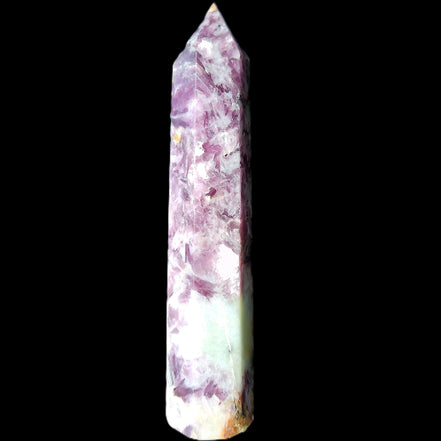 Lepidolite wand 102mm 65g in sunlight - Rocks and Things Store