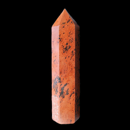 Mahogany Obsidian wand 91mm 69g in sunlight - Rocks and Things Store