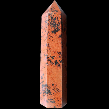 Mahogany Obsidian wand 91mm 69g in sunlight - Rocks and Things Store