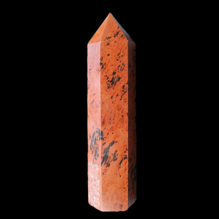 Mahogany Obsidian wand 91mm 69g in sunlight - Rocks and Things Store