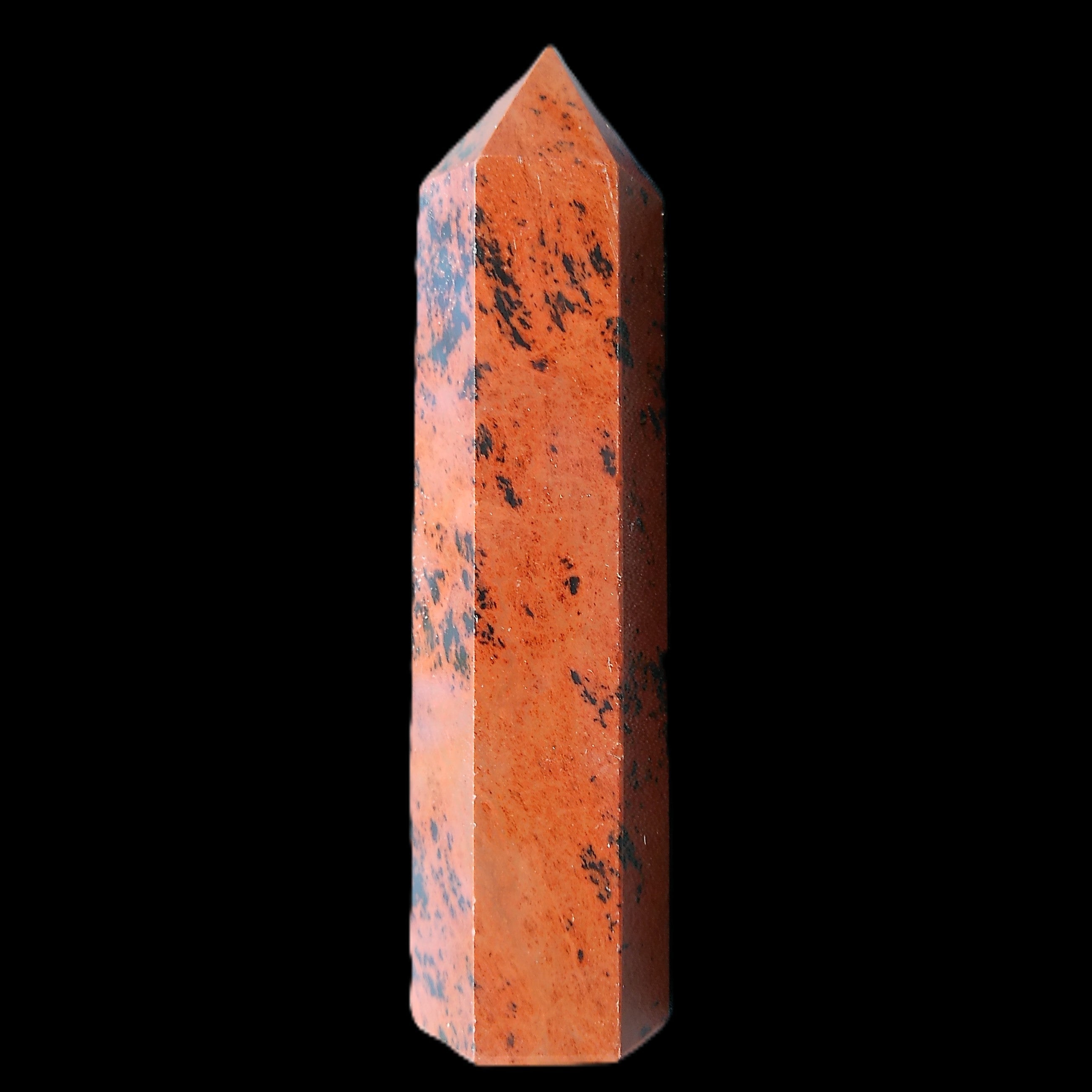 Mahogany Obsidian wand 91mm 69g in sunlight - Rocks and Things Store
