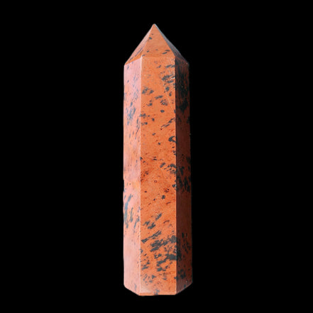 Mahogany Obsidian wand 91mm 69g in sunlight - Rocks and Things Store