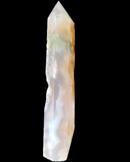 Cherry Blossom Agate wand 82mm 36g in sunlight - Rocks and Things Store