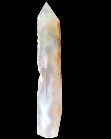 Cherry Blossom Agate wand 82mm 36g in sunlight - Rocks and Things Store