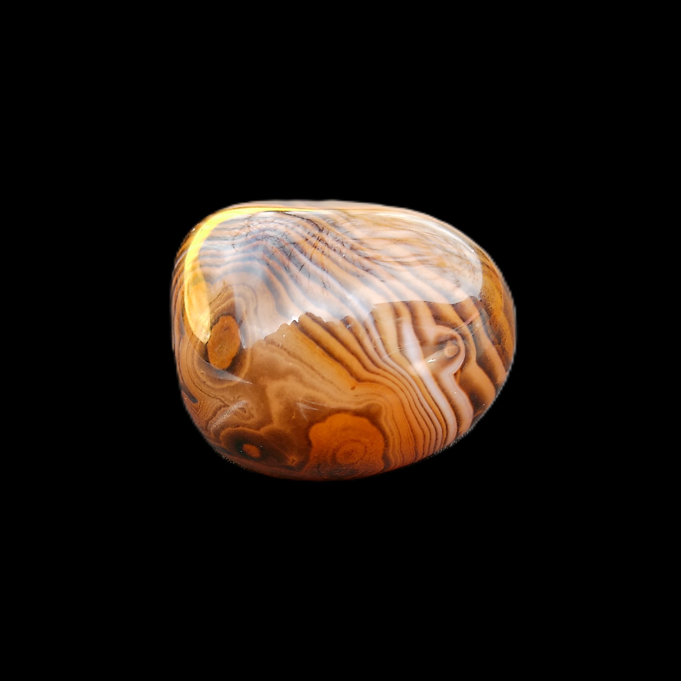 Crazy Lace Agate 30*35*22mm 39g in sunlight - Rocks and Things Store