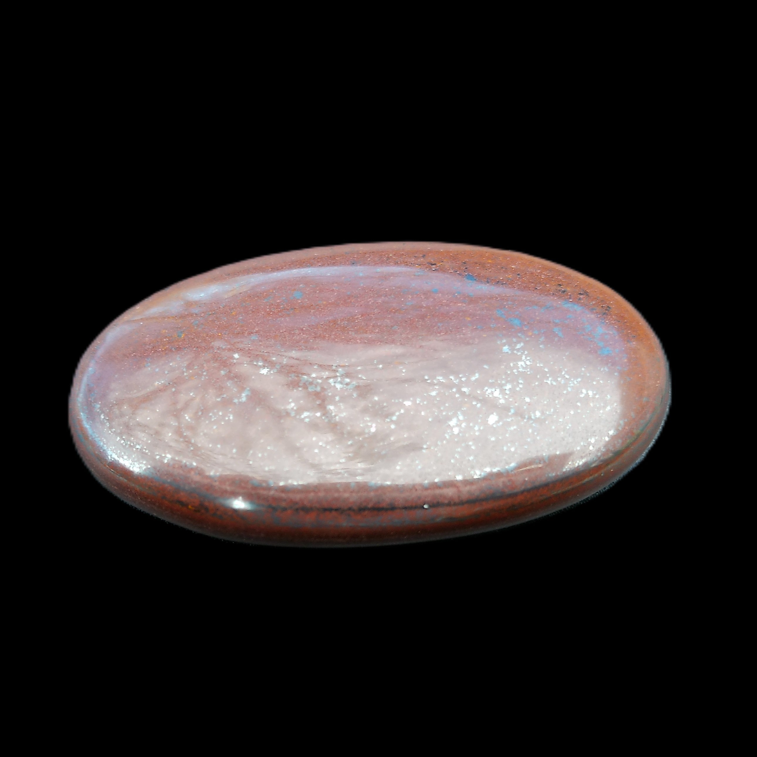 Brownstone palmstone 56mm 48g in sunlight - Rocks and Things Store