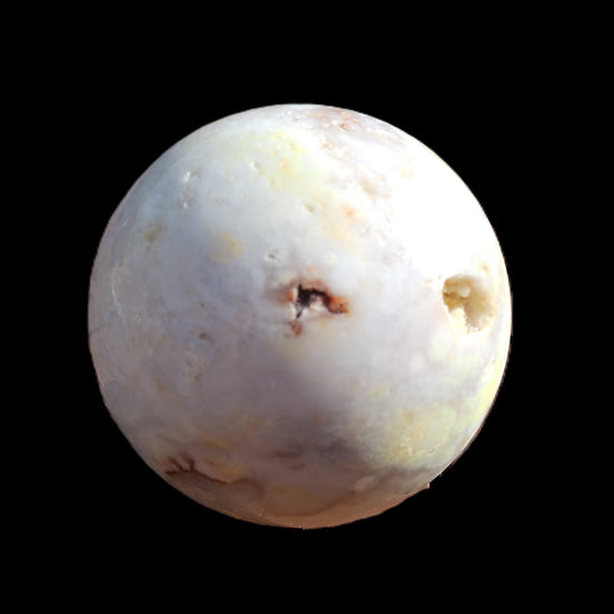 Sakura Agate sphere 100mm 1364g in sunlight - Rocks and Things Store
