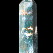 Moss Agate wand 94mm 100g in sunlight - Rocks and Things Store