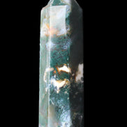 Moss Agate wand 94mm 100g in sunlight - Rocks and Things Store
