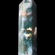 Moss Agate wand 94mm 100g in sunlight - Rocks and Things Store