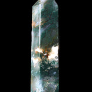 Moss Agate wand 94mm 100g in sunlight - Rocks and Things Store