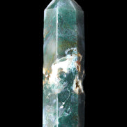 Moss Agate wand 94mm 100g in sunlight - Rocks and Things Store