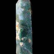 Moss Agate wand 94mm 100g in sunlight - Rocks and Things Store