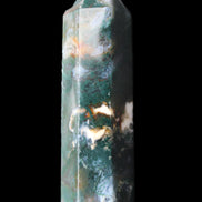 Moss Agate wand 94mm 100g in sunlight - Rocks and Things Store