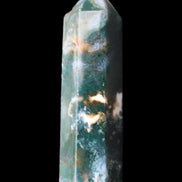 Moss Agate wand 94mm 100g in sunlight - Rocks and Things Store