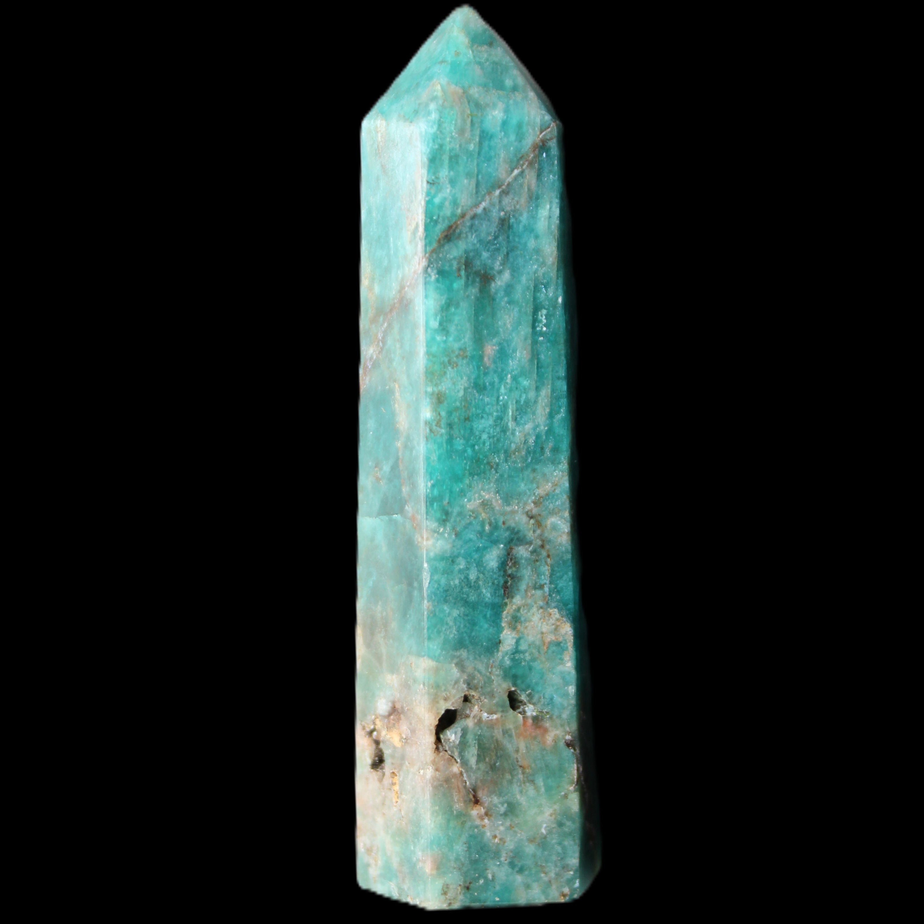 Apatite wand 73mm 59g in sunlight - Rocks and Things Store