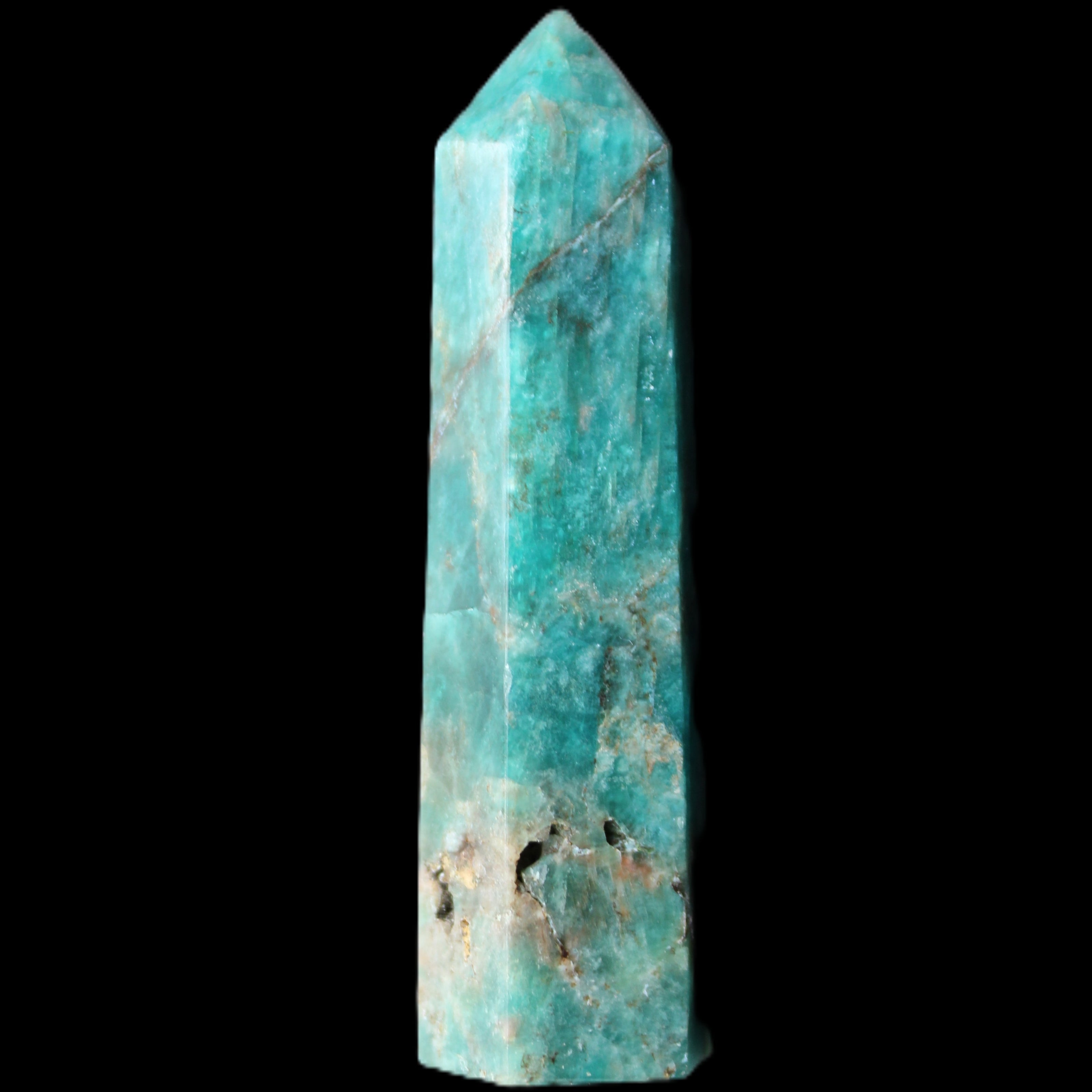 Apatite wand 73mm 59g in sunlight - Rocks and Things Store