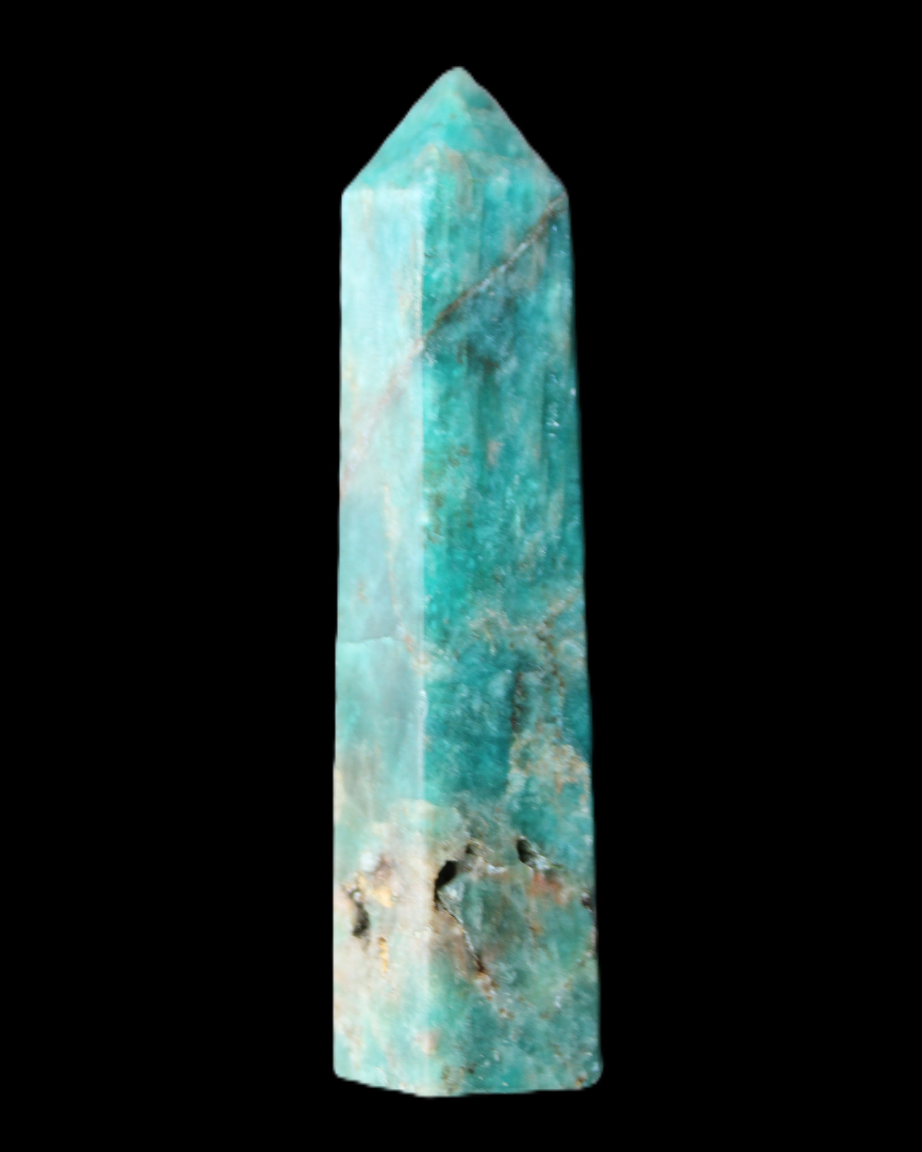 Apatite wand 73mm 59g in sunlight - Rocks and Things Store
