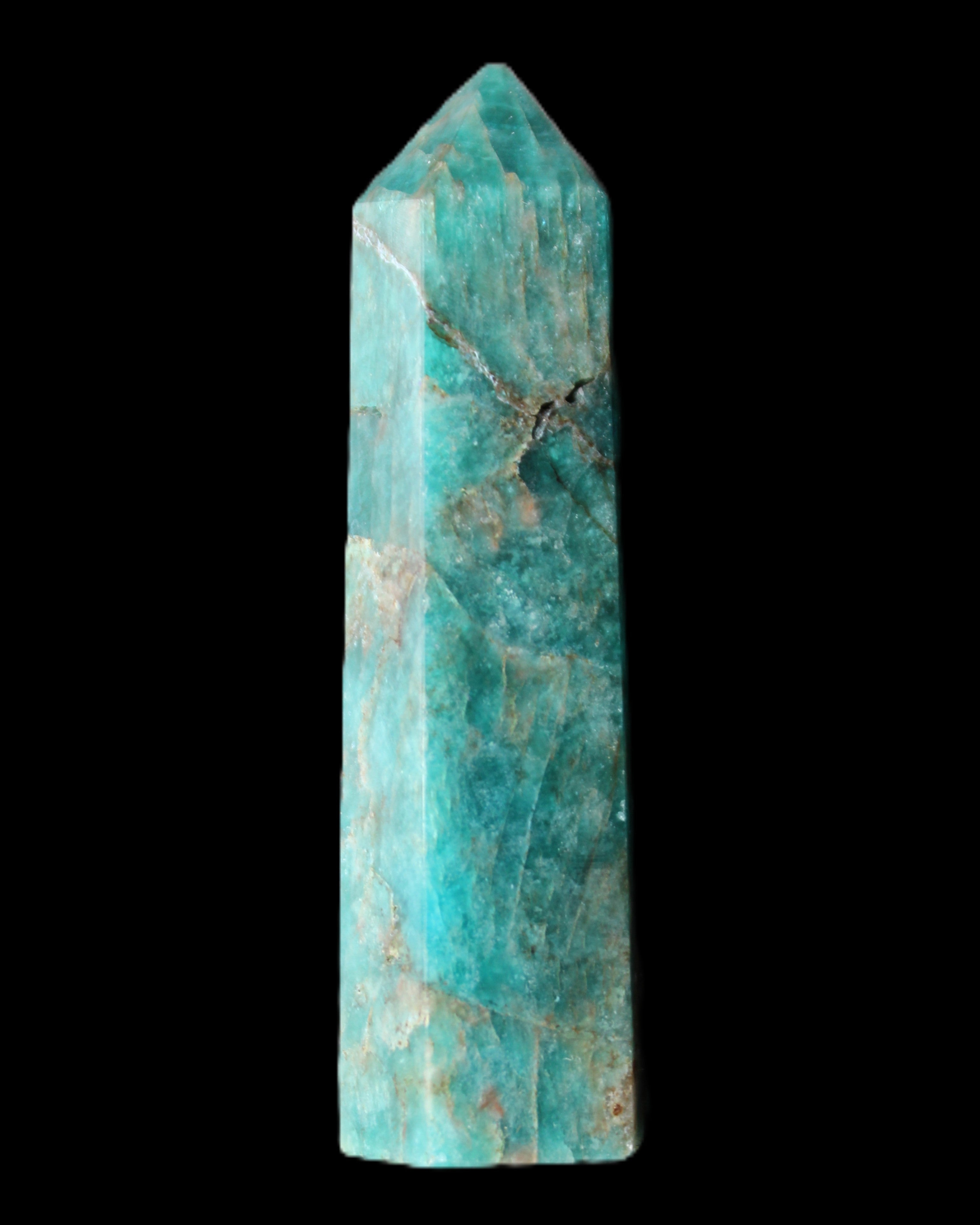 Apatite wand 73mm 59g in sunlight - Rocks and Things Store