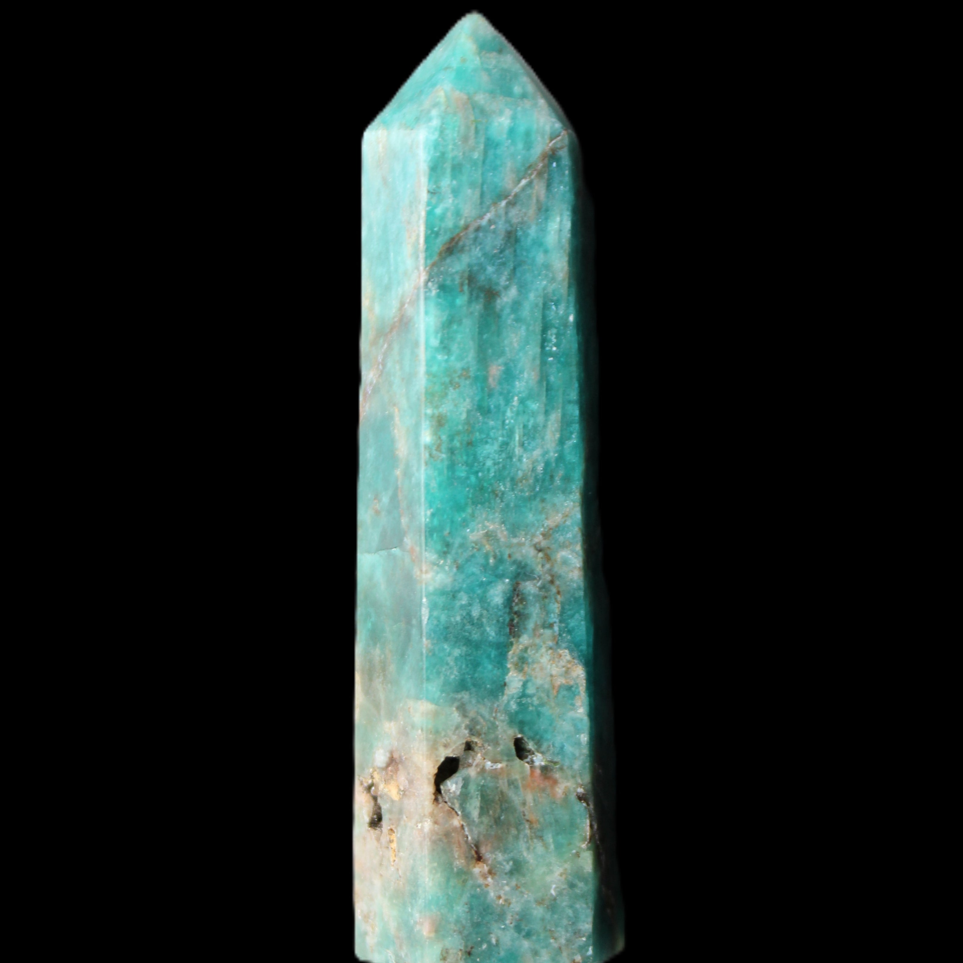 Apatite wand 73mm 59g in sunlight - Rocks and Things Store