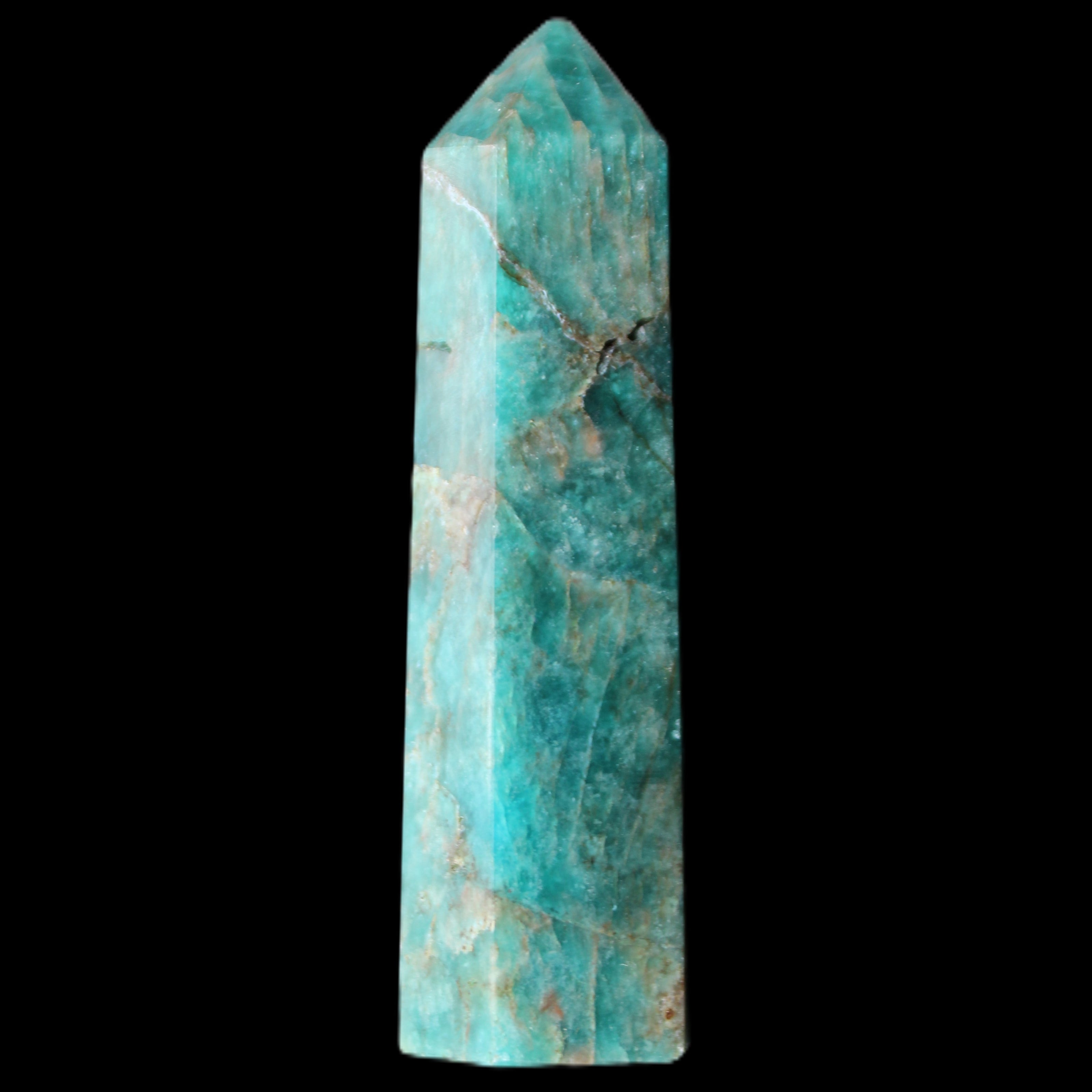 Apatite wand 73mm 59g in sunlight - Rocks and Things Store