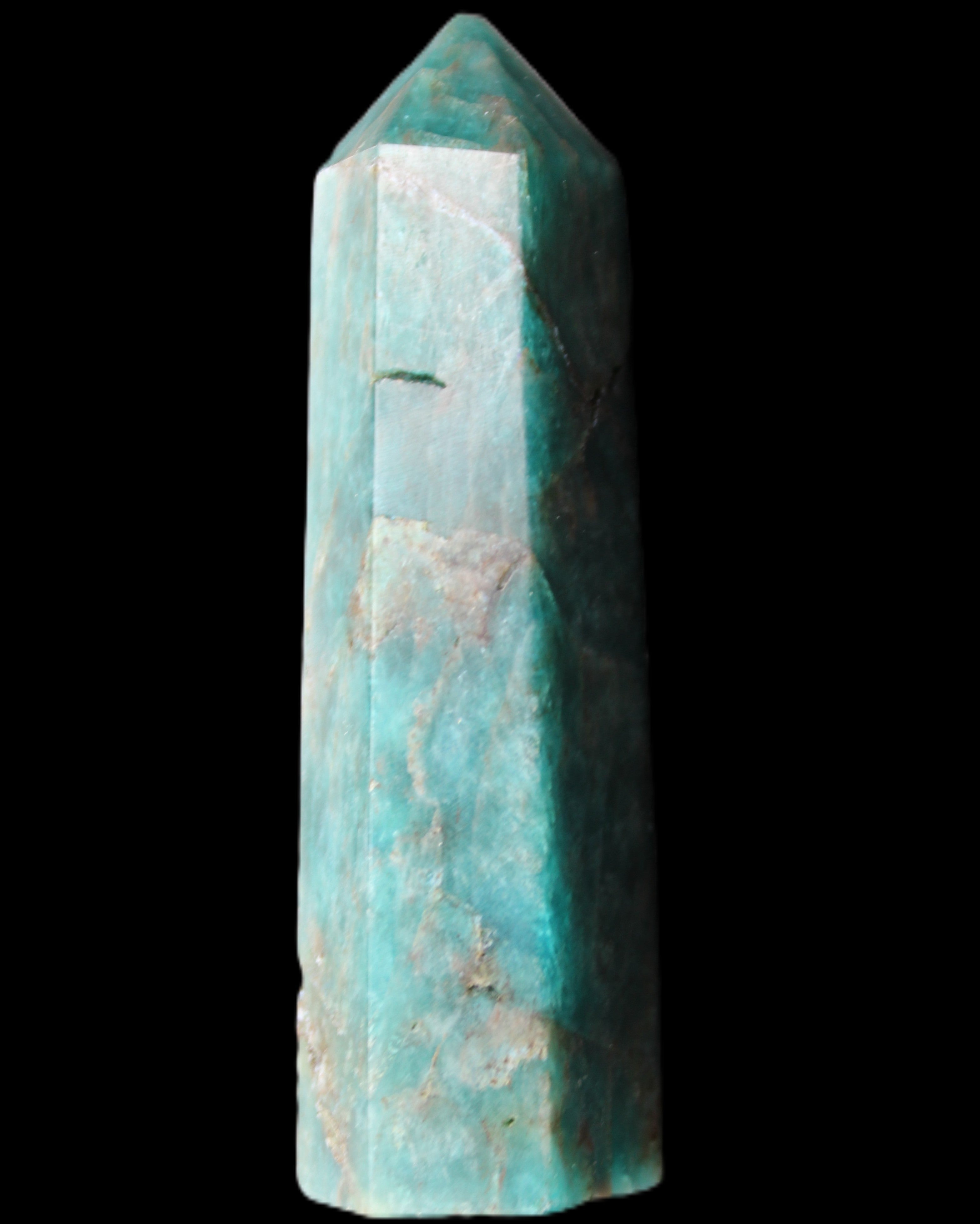 Apatite wand 73mm 59g in sunlight - Rocks and Things Store