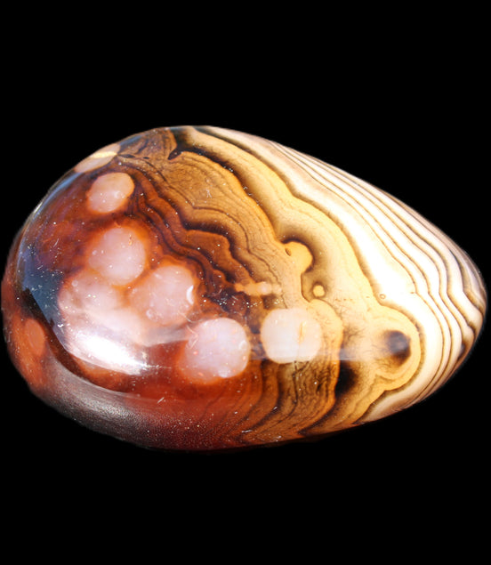 Crazy Lace Agate 46*32*21mm 46g in sunlight - Rocks and Things Store