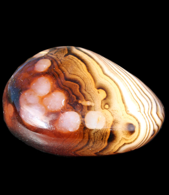 Crazy Lace Agate 46*32*21mm 46g in sunlight - Rocks and Things Store