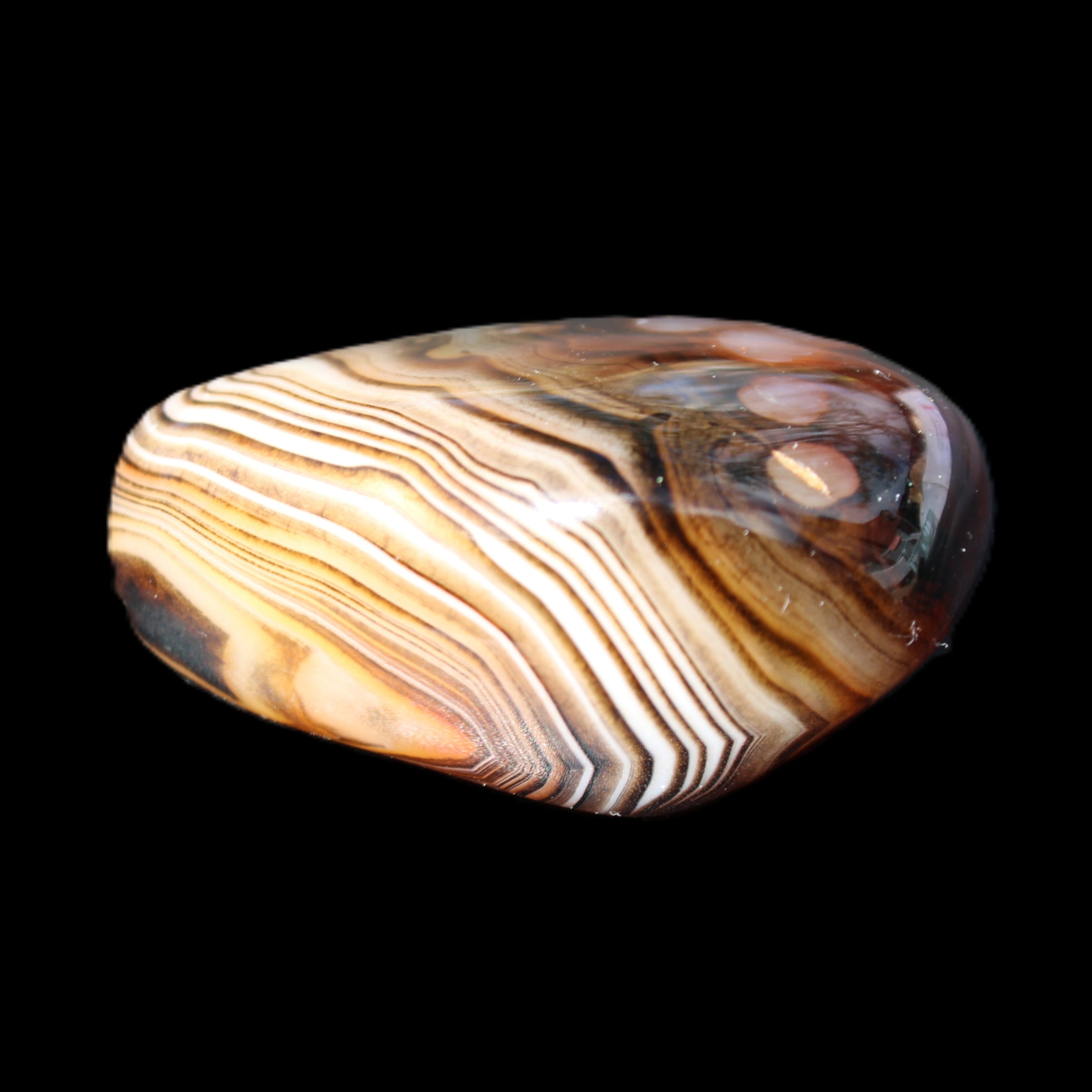 Crazy Lace Agate 46*32*21mm 46g in sunlight - Rocks and Things Store