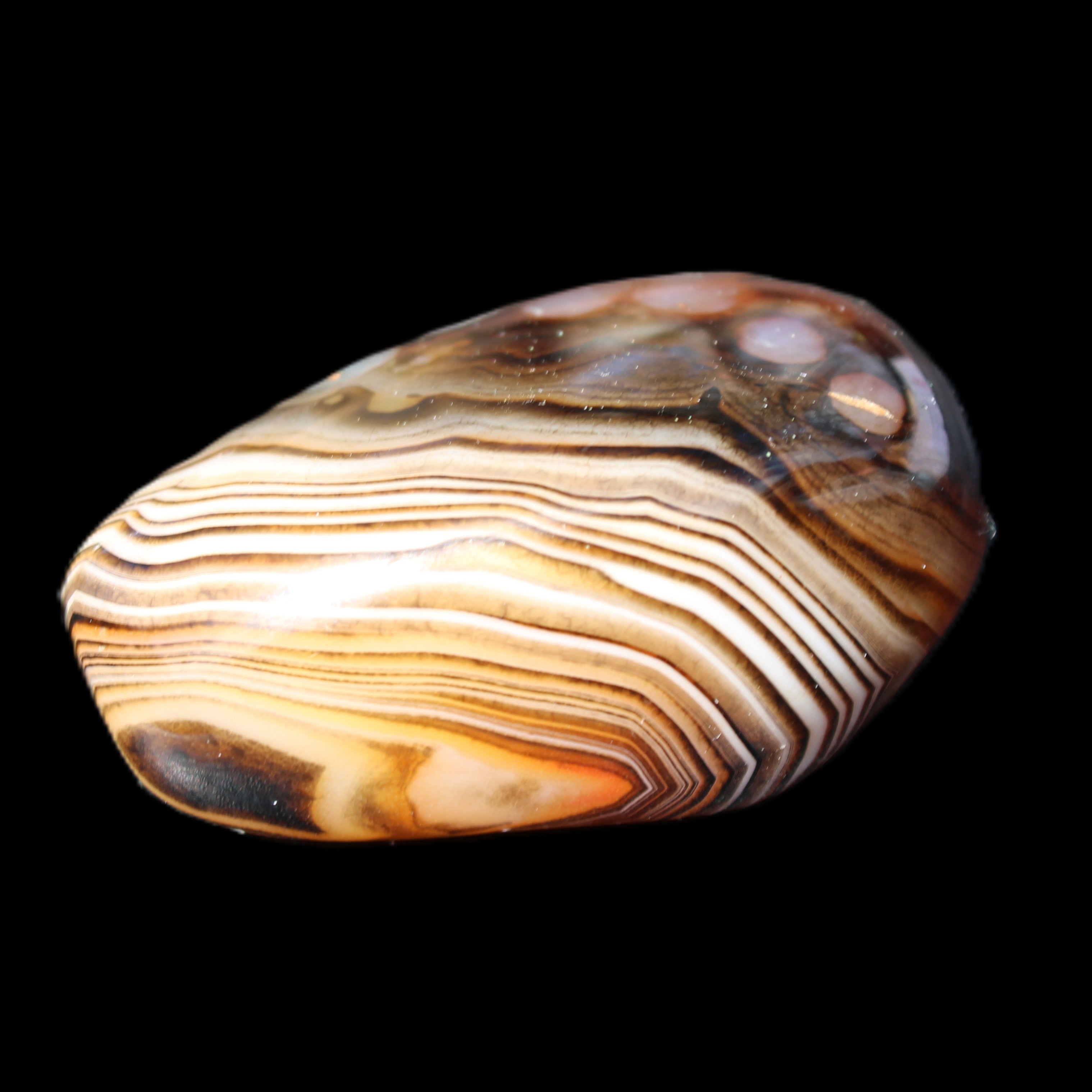 Crazy Lace Agate 46*32*21mm 46g in sunlight - Rocks and Things Store