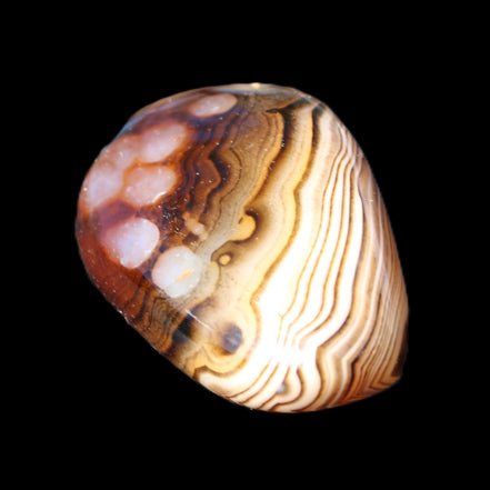 Crazy Lace Agate 46*32*21mm 46g in sunlight - Rocks and Things Store