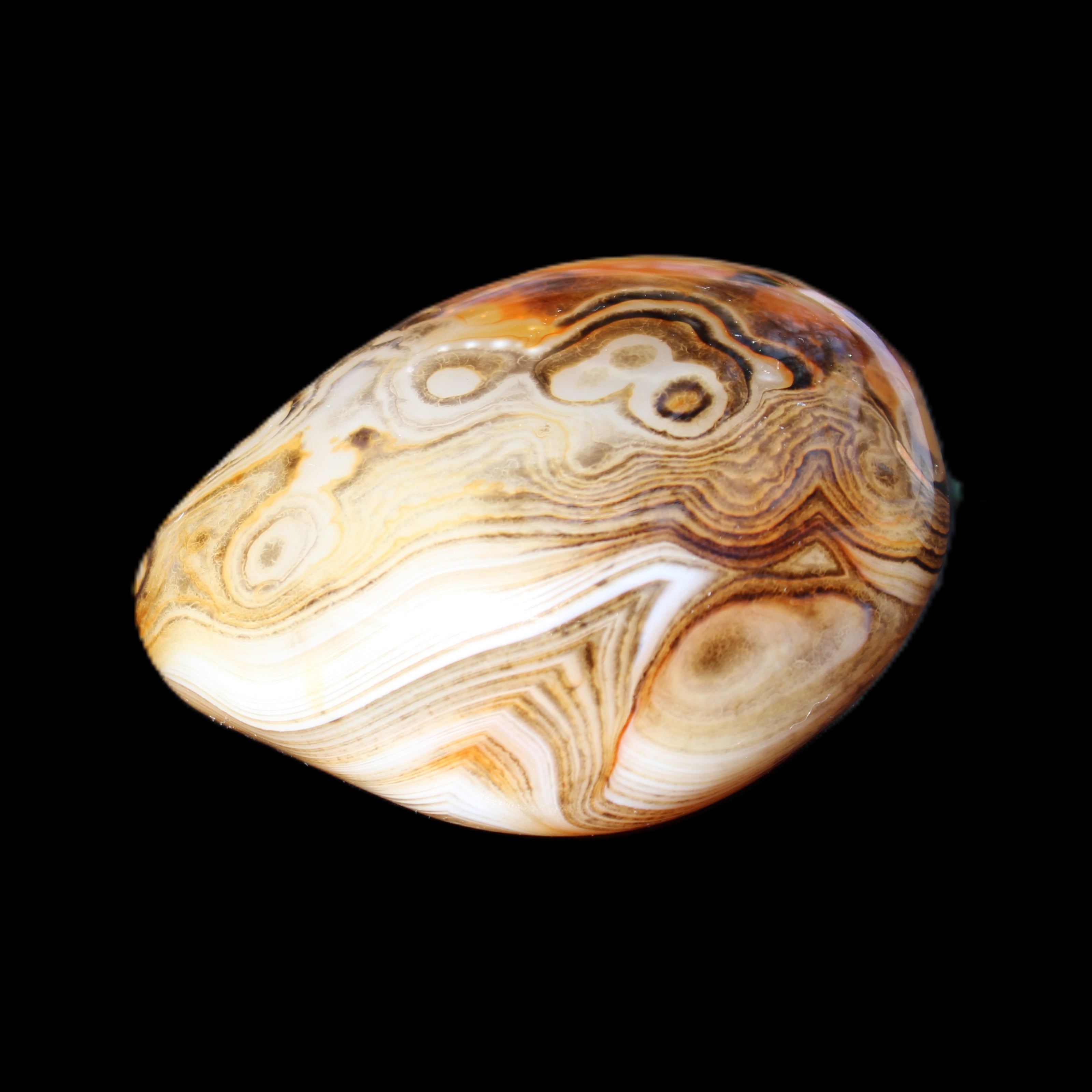 Crazy Lace Agate 54*43*26mm 83g in sunlight - Rocks and Things Store