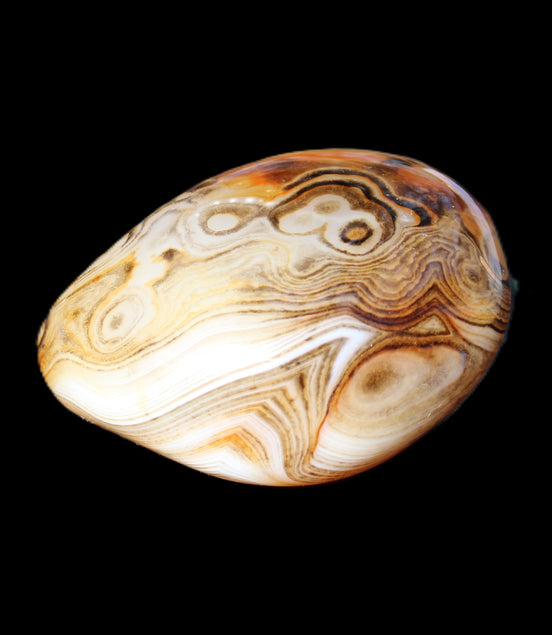 Crazy Lace Agate 54*43*26mm 83g in sunlight - Rocks and Things Store